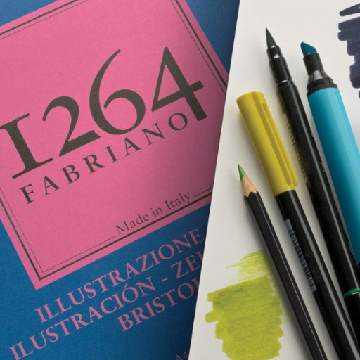 FABRIANO 1264 BLOC BRISTOL ILLUSTRATION 200 G