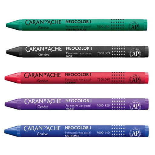 CARAN D'ACHE NEOCOLOR I - PASTELS À LA CIRE PERMANENTS