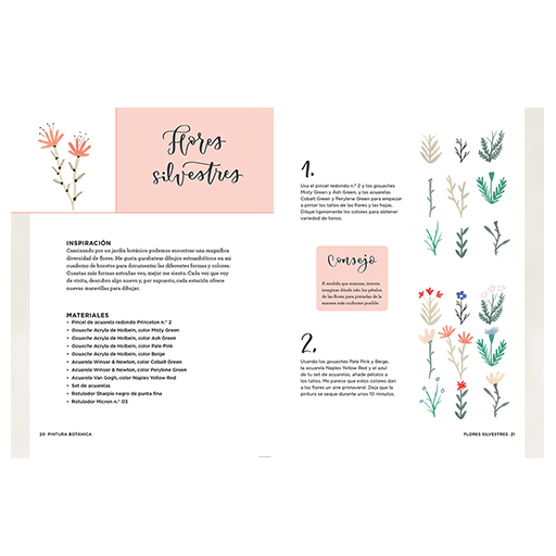 BOOK (IN SPANISH) - PINTURA BOTÁNICA