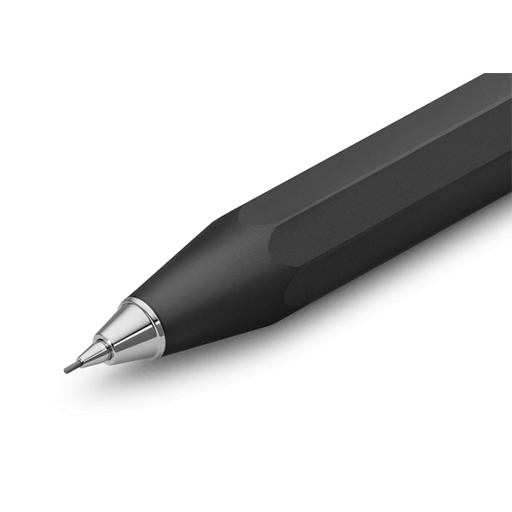 KAWECO AL SPORT DRUCKBLEISTIFT 0.7 MM ALUMINIUM SCHWARZ