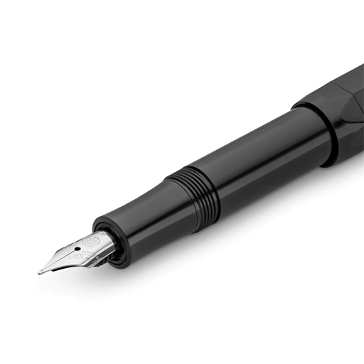 KAWECO SKYLINE SPORT CHROME BLACK FOUNTAIN PEN