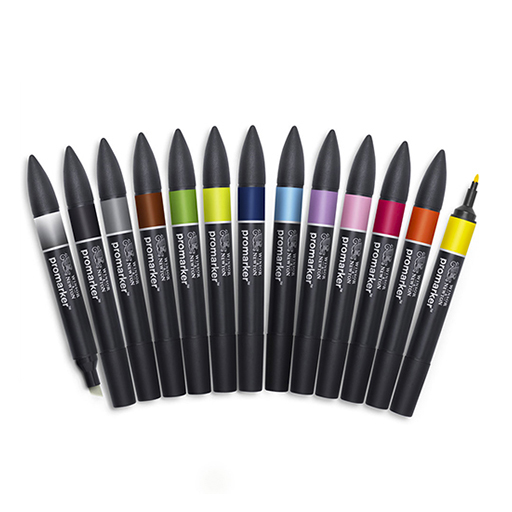 WINSOR & NEWTON PROMARKER SET 12+1 SET 1