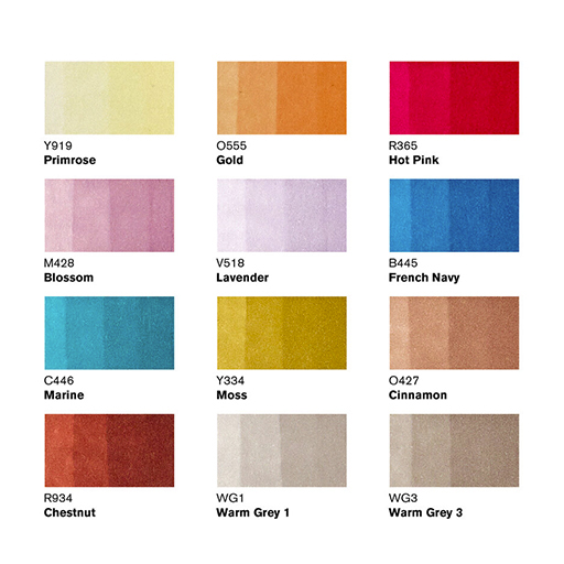 WINSOR & NEWTON PROMARKER SET OF 12+1 MANGA ROMANCE