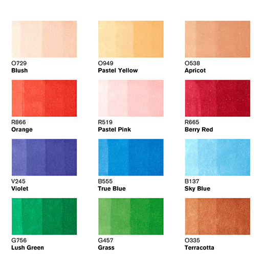 WINSOR & NEWTON PROMARKER SET 12 +1 MANGA EXPANSIÓN PACK 1
