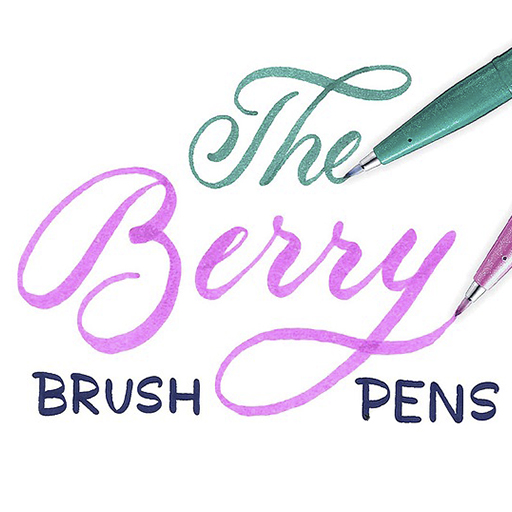PENTEL TOUCH BERRY SET 4 ROTULADORES PUNTA DE PINCEL