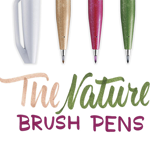 PENTEL TOUCH THE NATURE SET 4 PINSELSTIFTE