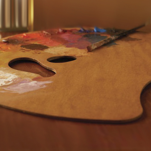 NEW WAVE PALETA DE PINTOR GRAND VIEW CONFIDANT NATURAL STAIN WOOD - PARA ZURDOS