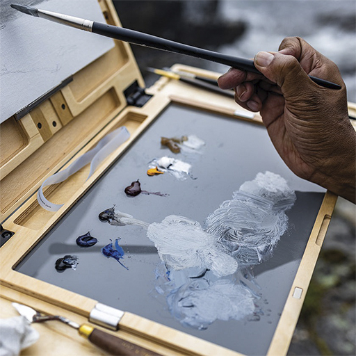 NEW WAVE U-GO PLEIN AIR ANYWHERE PALETA GRIS DE PLÁSTICO PARA CAJAS POCHADE