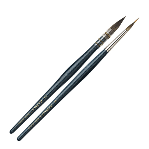 DA VINCI RABI ALIEVA SET OF 2 SHORT HANDLE BRUSHES SERIES 4184