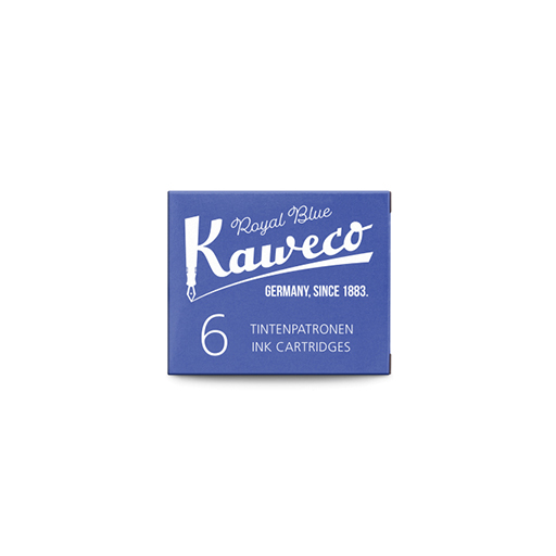 KAWECO CARTOUCHES D'ENCRE BOÎTE 6 PIÈCES