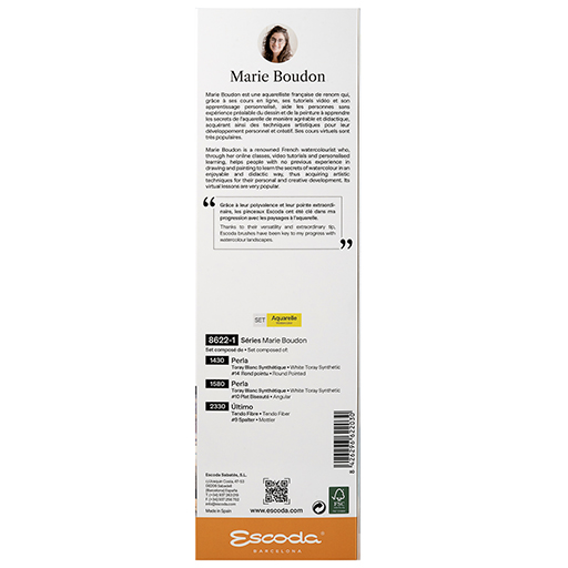 ESCODA MARIE BOUDON SONDEREDITION PINSEL-SET SERIE 8622-1