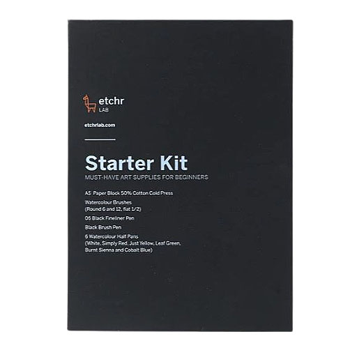 ETCHR WATERCOLOUR STARTER KIT - SET INICIACIÓN A LA ACUARELA