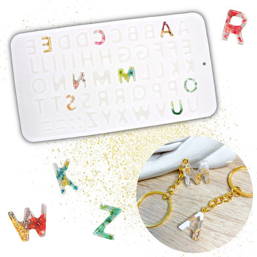CLÉOPÂTRE SILIKON GIEẞFORMEN FÜR HARZ - ALPHABET