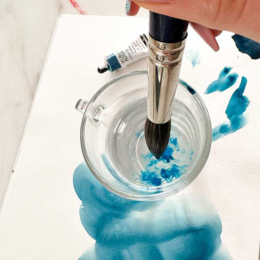 DA VINCI COSMOTOP MIX B ROUND WATERCOLOUR BRUSH SERIES 5530