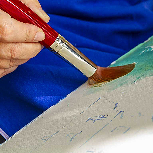 DA VINCI COSMOTOP SPIN RUNDER RETUSCHIERPINSEL SYNTHETIKFASERN FÜR AQUARELL SERIE 5580