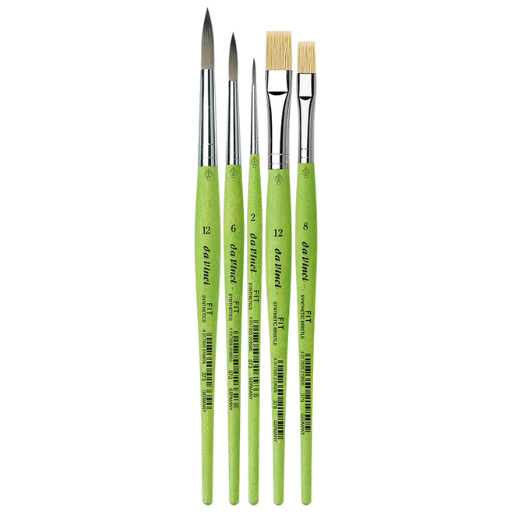 DA VINCI SET 5 FIT SYNTHETICS & SYNTHETIC BRISTLE PINSEL SERIE 4217