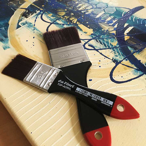 DA VINCI TOP-ACRYL MOTTLER FOR OIL AND ACRYLIC SERIES 5040