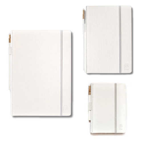 BLACKWING SLATE NOTIZBUCH WEIẞ + BLACKWING PEARL BLEISTIFT