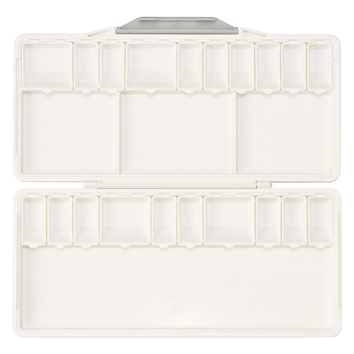 HOLBEIN PACK GODETS GRANDES DE PLÁSTICO VACÍOS PARA PALETA DE ACUARELA HOLBEIN 210191 Y 210192