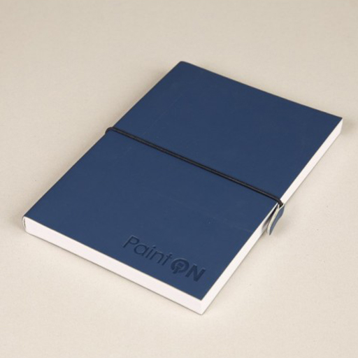 CLAIREFONTAINE PAINT ON BLAUES SKIZZENBUCH FADENBINDUNG WEIẞES MIXED MEDIA PAPIER 250 G