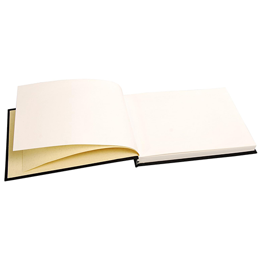 CLAIREFONTAINE TRAVEL NOTEBOOK CLOTH-COVERED HARDCOVER STITCHED BINDING WHITE PAPER 180 G