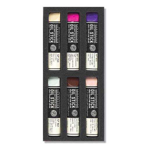 SENNELIER SET OF 6 MINI OIL STICKS LIGHT TONES PORTRAIT
