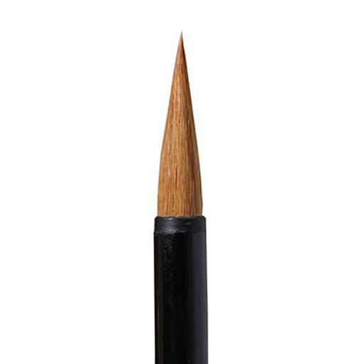 AKASHIYA RUNDER JAPANISCHER KALLIGRAPHIE-PINSEL KAISHIN NATURHAAR PS 125