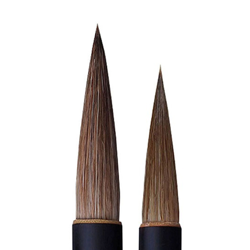 AKASHIYA PINCEL JAPONÉS TANUKI REDONDO PELO NATURAL AN 01 Y AN 02
