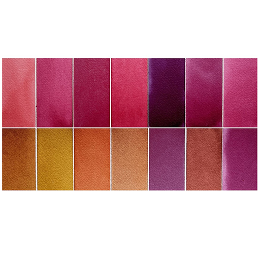 DANIEL SMITH QUINACRIDONES THE FULL COLLECTION WATERCOLOR SET - KOMPLETTES SET 14 X 15 ML CHINACRIDON AQUARELLFARBEN