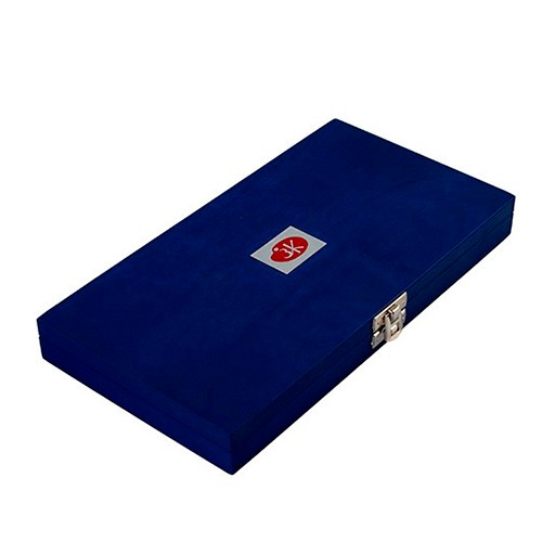 WHITE NIGHTS ACQUERELLI IN SCATOLA DI LEGNO BLU 36 GODET E PENNELLO