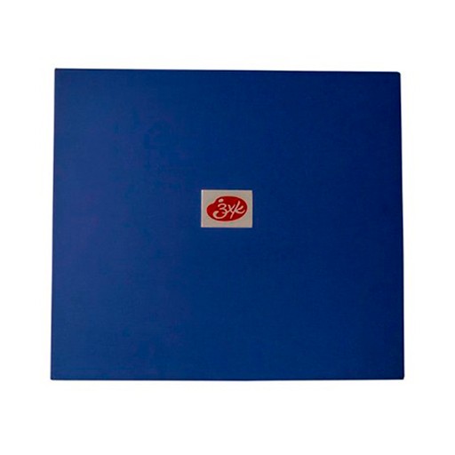 WHITE NIGHTS BLUE WOODEN WATERCOLOUR BOX SET OF 48 PANS WITH CERAMIC PALETTE AND 4 BRUSHES