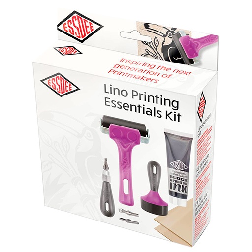 ESSDEE LINO PRINTING ESSENTIALS KIT - SET DE LINOGRAVURE OUTILS DE BASE
