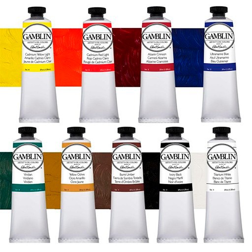GAMBLIN ARTIST'S OIL COLOURS INTRODUCTORY SET