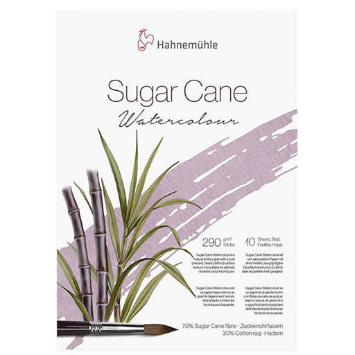 HAHNEMÜHLE SUGAR CANE WATERCOLOUR - CARTA PER ACQUERELLO IN FIBRE DI CANNA DA ZUCCHERO 290 G