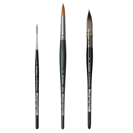DA VINCI SET CESC FARRÉ ESSENTIALS FOR WATERCOLOUR - PINCEAUX ESSENTIELS POUR L'AQUARELLE SÉRIE 4013