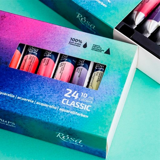 ROSA GALLERY CLASSIC AQUARELLSET 24 X 10 ML TUBEN