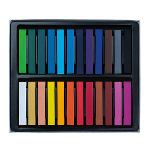 MANLEY SOFT PASTELS BOX 24 WEICHE PASTELLKREIDEN