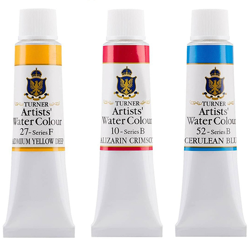 TURNER ARTISTS' WATERCOLOUR TUBES