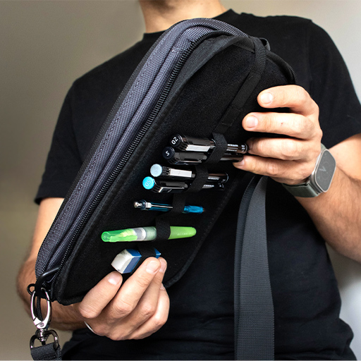 ETCHR NANO SATCHEL UMHÄNGETASCHE MIT GERÜST FÜR FREILICHTMALEREI