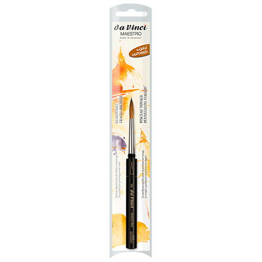 DA VINCI MAESTRO RUNDER REISEPINSEL KOLINSKY ROTMARDERHAAR SERIE 1535TP