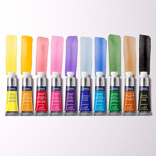 WINSOR & NEWTON SET DE DÉMARRAGE AQUARELLE COTMAN 10 X 5 ML