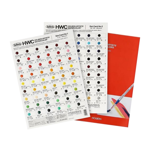 HOLBEIN DOT CARD PUNKTKARTE TRANSPARENTE AQUARELLFARBE