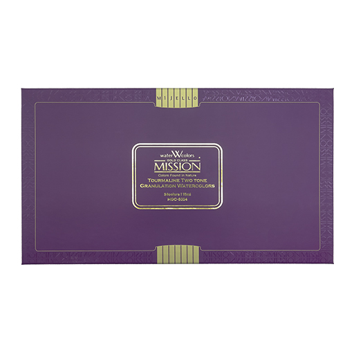MIJELLO MISSION GOLD CLASS TOURMALINE GRANULIERENDE AQUARELLFARBE SCHACHTEL 34 TUBEN