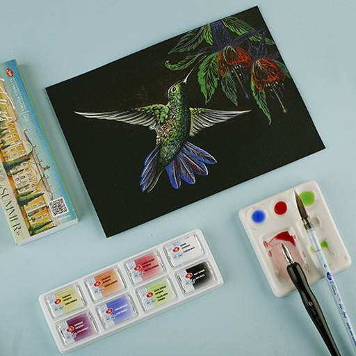 WHITE NIGHTS SHIMMERING WATERCOLOUR SUMMER SET - LIMITED EDITION