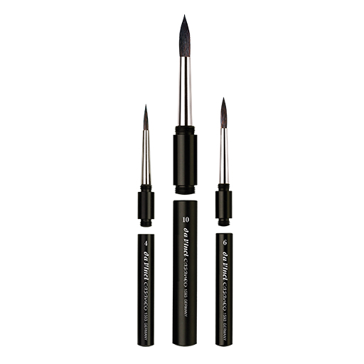 DA VINCI SET 3 PINCELES ACUARELA PARA VIAJE CASANEO SERIE 5382-1593