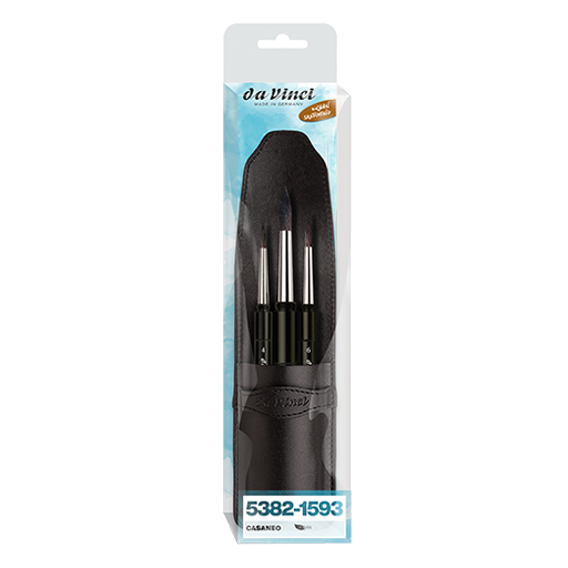 DA VINCI SET 3 PINCELES ACUARELA PARA VIAJE CASANEO SERIE 5382-1593