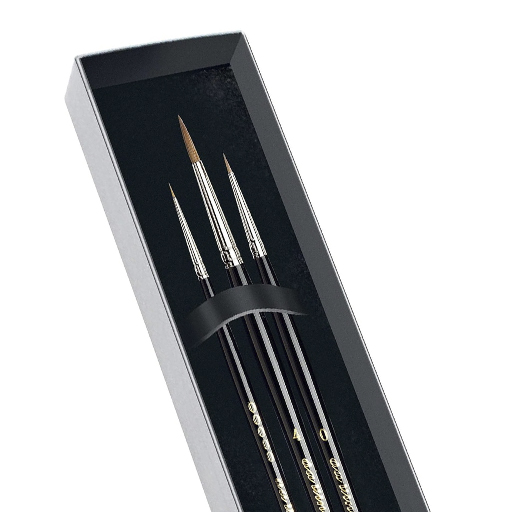 DA VINCI SET 3 PINCELES ACUARELA MAESTRO SERIE 5500