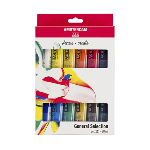 AMSTERDAM STANDARD SERIES ACRYLIC PAINT SETS GENERAL SELECTION