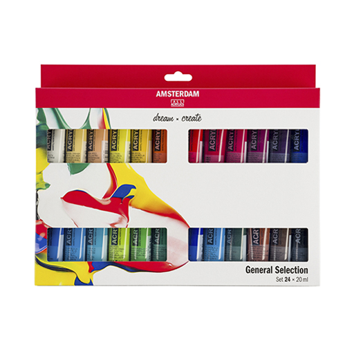 AMSTERDAM STANDARD SERIES ACRYLIC PAINT SETS GENERAL SELECTION