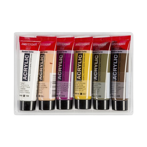 AMSTERDAM STANDARD SERIES ACRYLIC PAINT SET PORTRAIT COLOURS